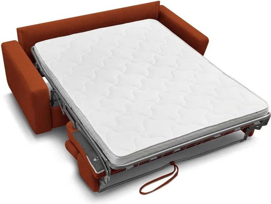 Divano color mattone allungabile 195 cm Monaco – Bobochic Paris