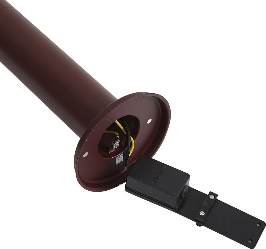 Lampada da esterno moderna rosso scuro 50 cm IP44 - Gleam