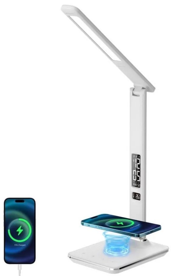 Brilagi - Lampada LED dimmerabile con ricarica wireless REGINA LED/8,5W/230V bianco