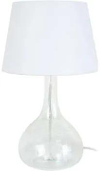 Tosel  Lampade d’ufficio lampada da comodino tondo vetro chiara e bianca  Tosel