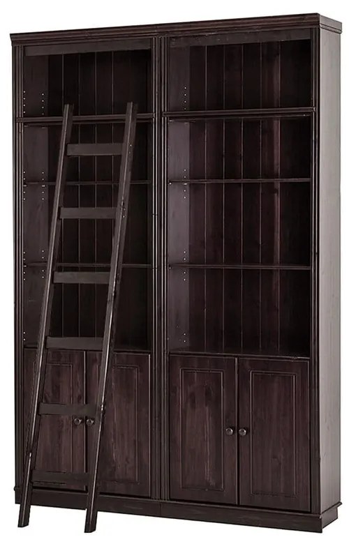 Libreria in legno di pino marrone 148x223 cm Anita - Støraa
