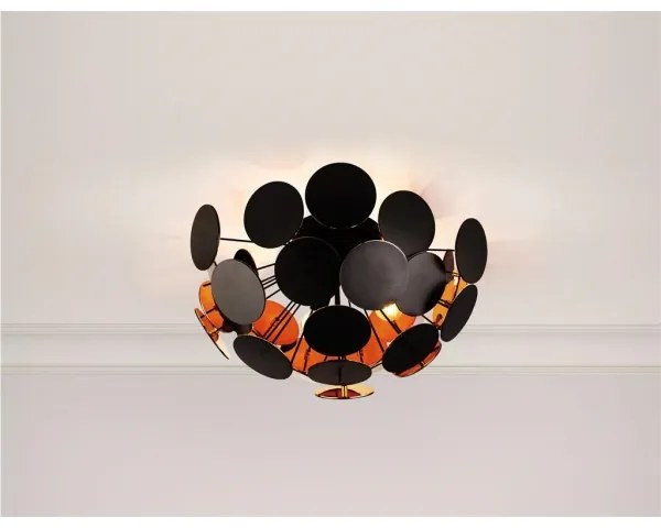 Searchlight 3073-3BG - Lampada da soffitto DISCUS 3xE14/60W/230V