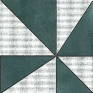 Mutina Azulej Gira Piastrella Smaltata Cm 20x20 GRES PORCELLANATO Nero