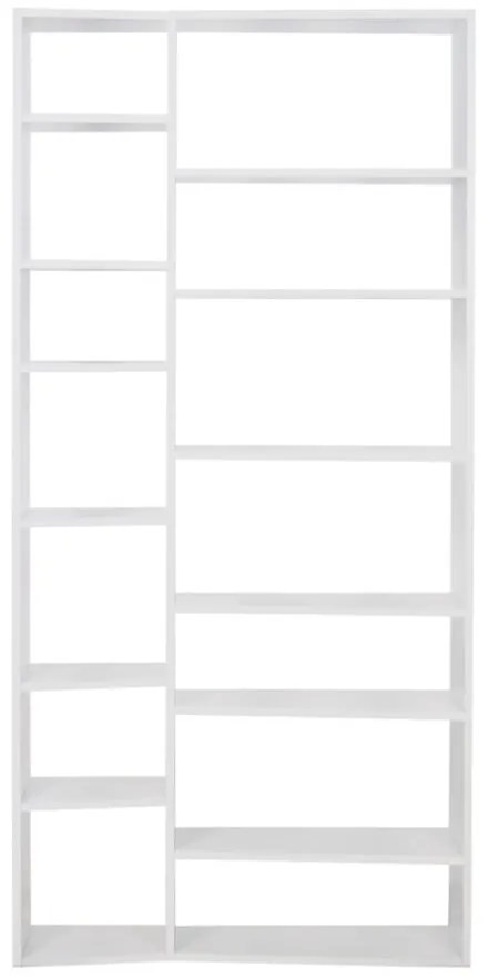 Libreria bianca 108x224 cm Valsa - TemaHome