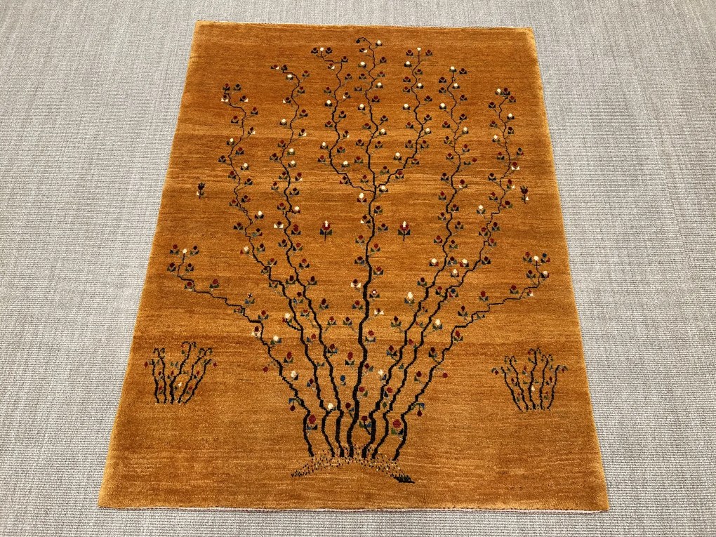 Gashguli Tappeto persiano 150x190 Verde (Iran) Annodato A Mano