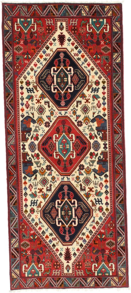 Gashghai Tappeto 200 x 80 (Iran) Annodato A Mano
