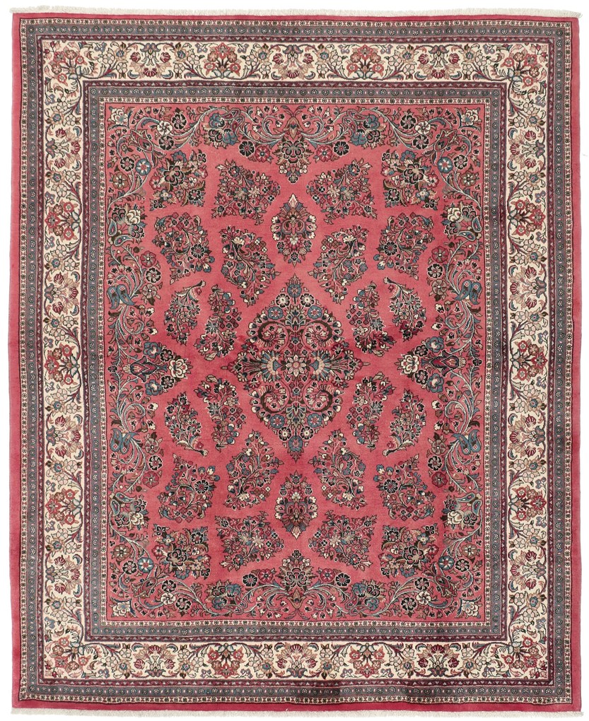 Sarouk Tappeto persiano 260x220 (Iran) Annodato A Mano