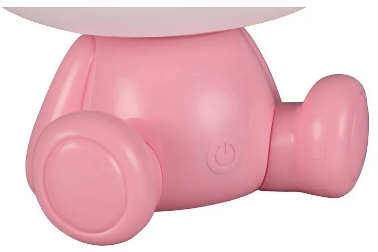 Lampada per bambini LED rosa Hopper – Trio