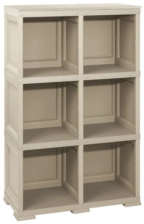 Libreria Omnimodus L 79 x P 42.5 x H 125 cm talpa, portata per ripiano 30 kg