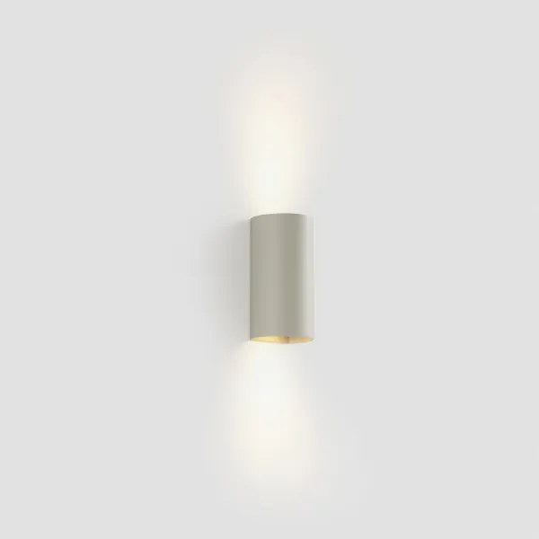 FARO 40540 - Applique SOLE 2xGU10/8W/230V grigio arrotondato