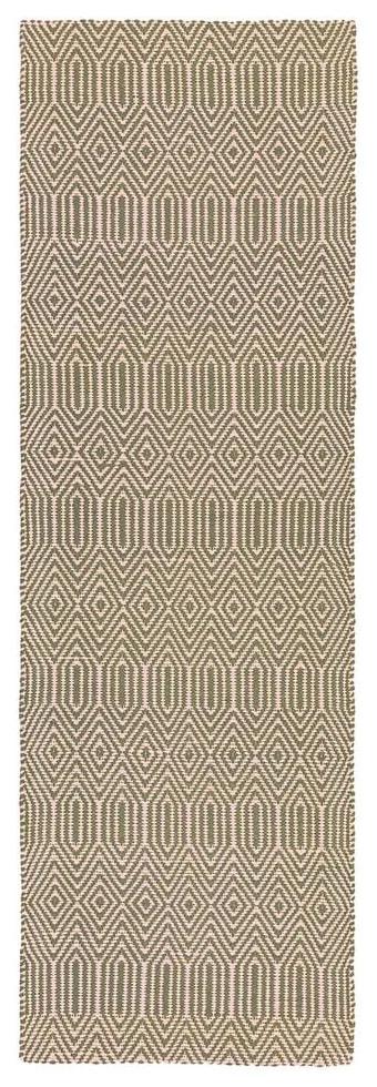 Tappeto in lana marrone chiaro 66x200 cm Sloan - Asiatic Carpets