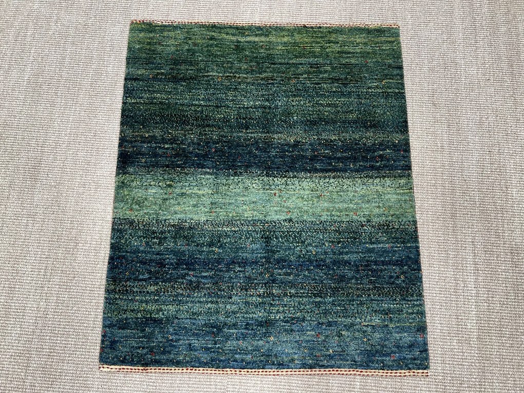 Loribaft Tappeto persiano 80 x 100 Verde (Iran) Annodato A Mano