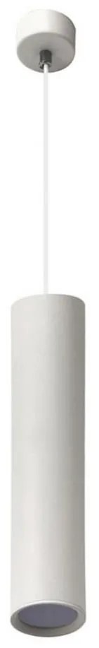 Lampadario a sospensione con filo KARADON 1xGU10/30W/230V 29 cm bianco