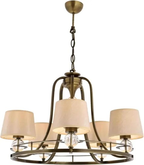 Paralume di ricambio per lampadario a cavo NARA, beige
