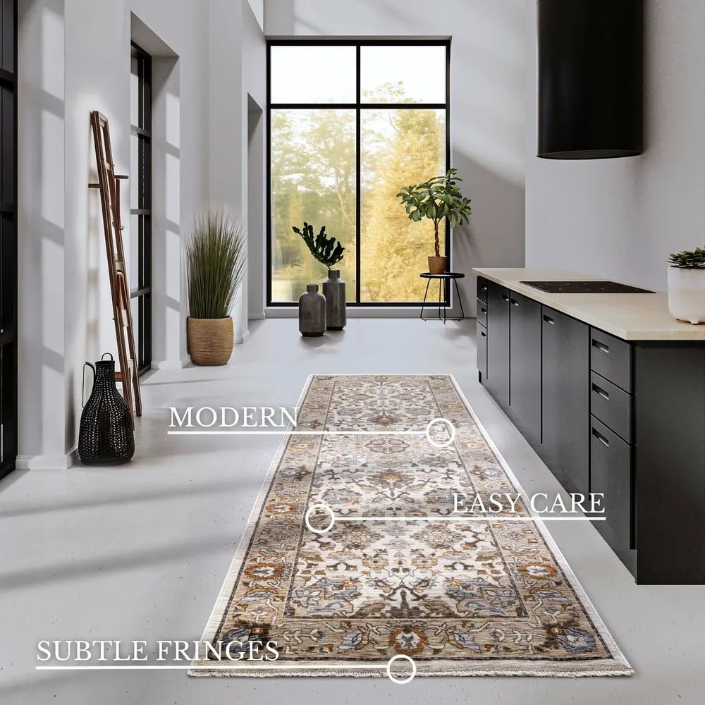 Passatoia marrone e crema 80x190 cm Egon - Villeroy&Boch