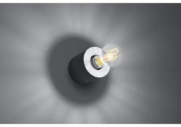 Applique SALGADO 1xE27/60W/230V calcestruzzo