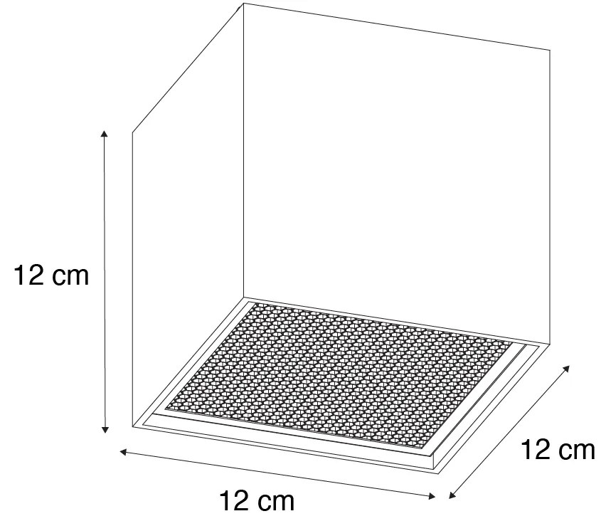 Faretto di design oro - Box Honey