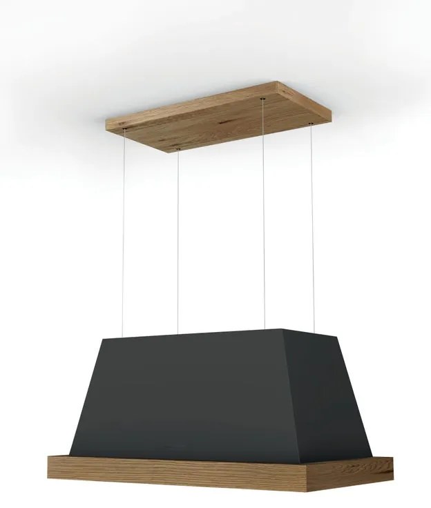 Cappa ad isola Thea EV8 DG A80 FABER nero L 80 cm