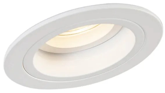 Faretto da incasso Smart bianco rotondo inclinabile con Wifi GU10 - Chuck