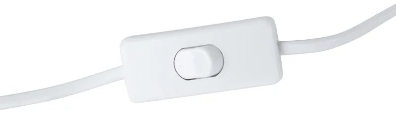 Lampada da tavolo retrò bianca con bronzo - Milou