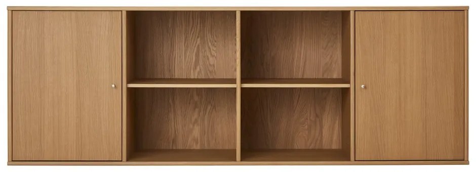 Cassettiera bassa a sospensione in rovere naturale 176x61 cm Mistral - Hammel Furniture