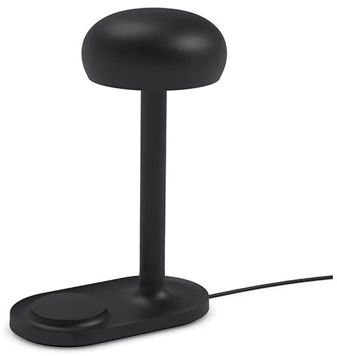 Eva Soloeva solo - Emendo Lampada da Tavolo w/Qi Wireless Charging Black