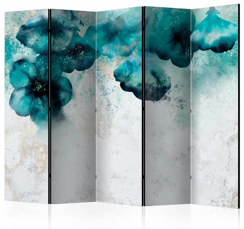 Paravento Blue Poppies II [Room Dividers]