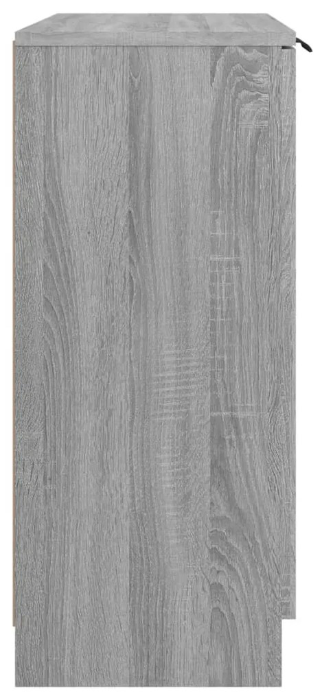 Credenza grigio sonoma 60x30x70 cm in legno multistrato