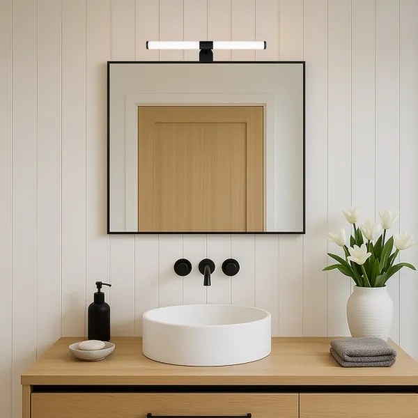 Illuminazione LED per specchio da bagno APA LED/6W/230V 40 cm IP44 nera