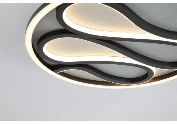 Searchlight 81100-39BK - Plafoniera dimmerabile ZENDISC LED/20W/230V 3000K Ø 39 cm