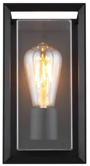 Globo 31982S - Applique da esterno LOGANA 1xE27/60W/230V IP44 nero