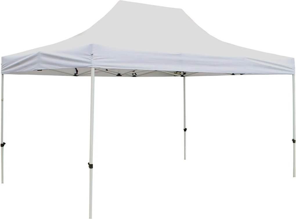 DIADEMA - gazebo pieghevole e richiudibile completo di sacca protettiva in acciaio 3 x 4,5 m