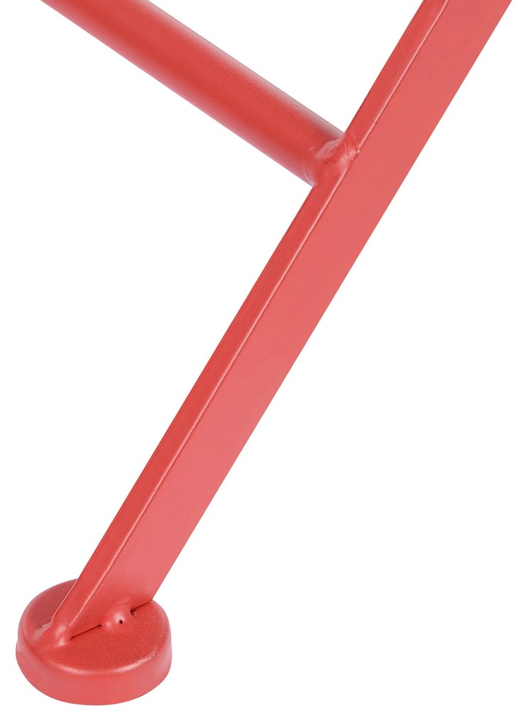 Set da balcone metallo rosso SCARIO Beliani