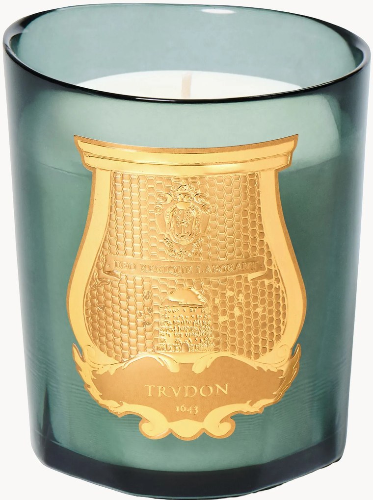 Candela profumata fatta a mano Figurie (copaiba, giacinto e bouquet verde)