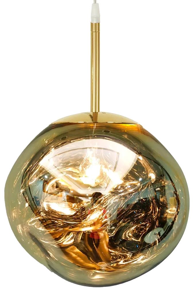 Lampada Da Soffitto Pensile Di Vetro Gold APP331-1CP