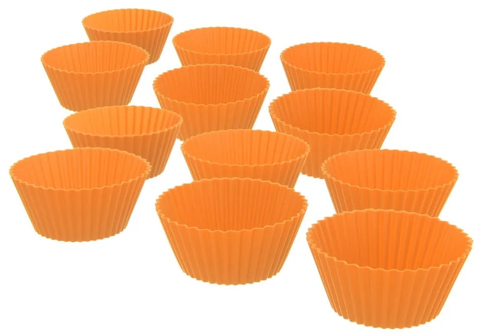 Set di stampi da forno in silicone per muffin 12 pz ø 5,5 cm – Orion