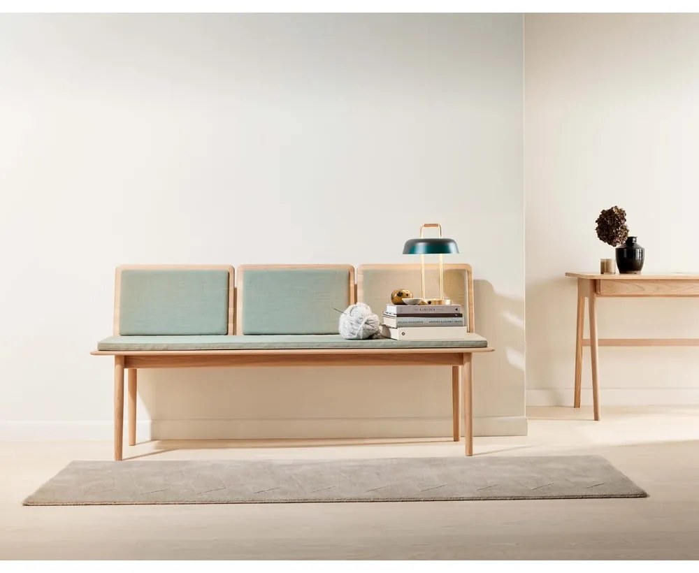 Panchina in lana verde chiaro Elba - Hammel Furniture