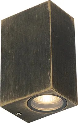 Applique moderna oro antico 2 luci IP44 - Baleno