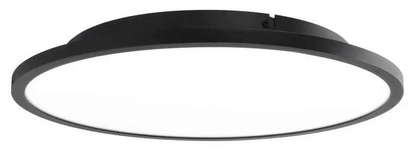 Plafoniera LED 36W Ø400mm con driver Philips Nera 4.680lm CCT