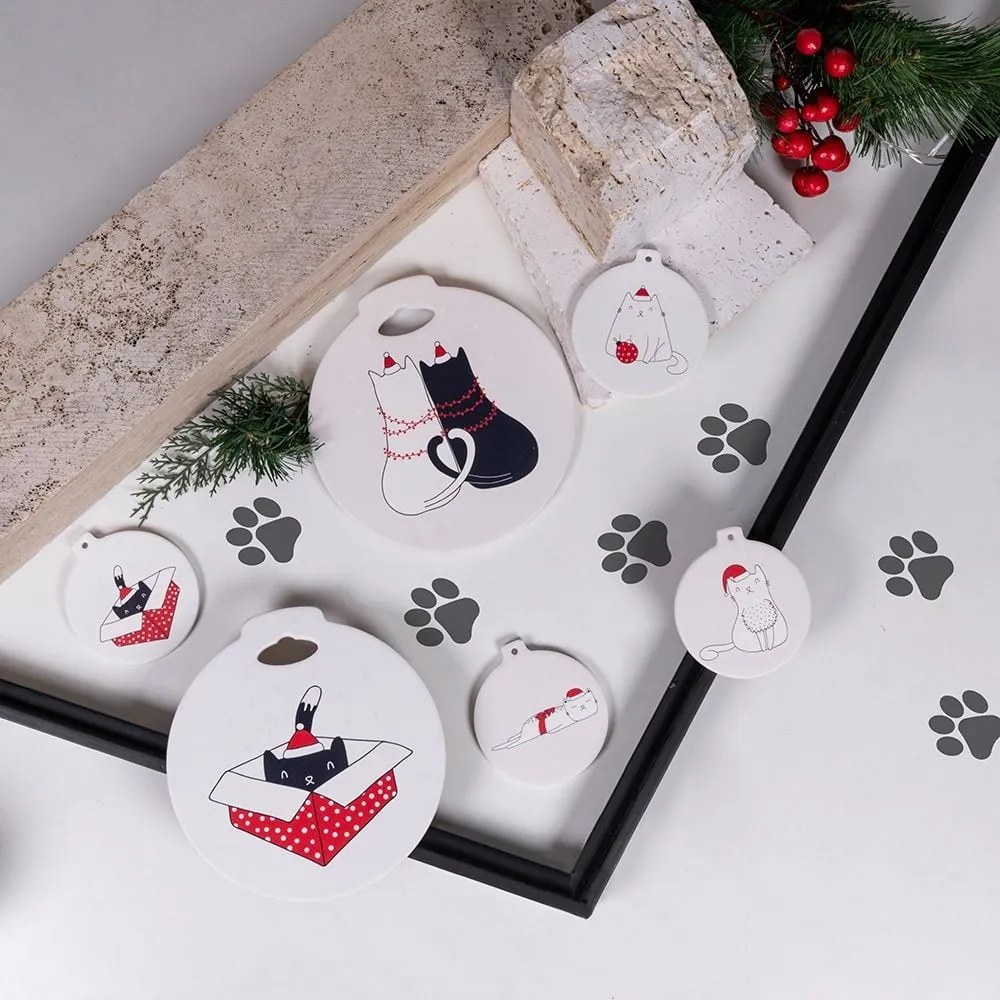 Decorazioni da appendere in set da 12 pezzi Xmas - VDE Tivoli 1996