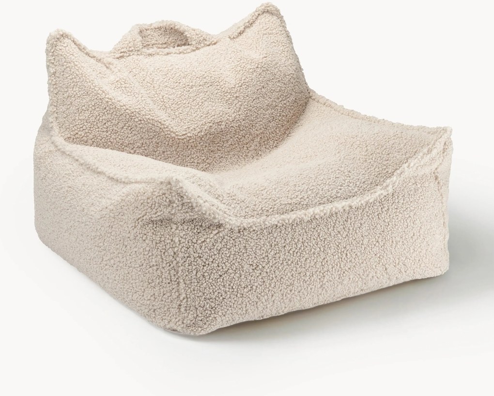 Pouf a sacco per bambini in teddy Sugar