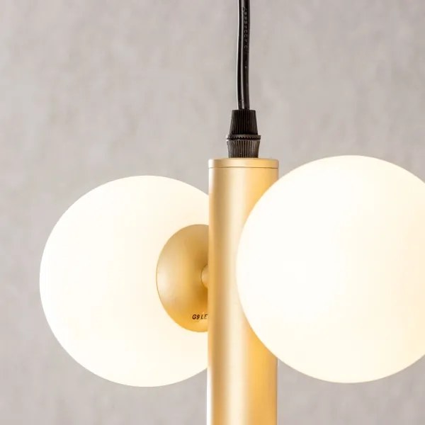 Brilagi - Lampadario LED a sospensione con filo MILLA 6xG9/3W/230V oro/bianco