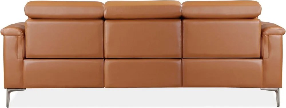 Divano marrone in similpelle 222 cm Lund - Støraa