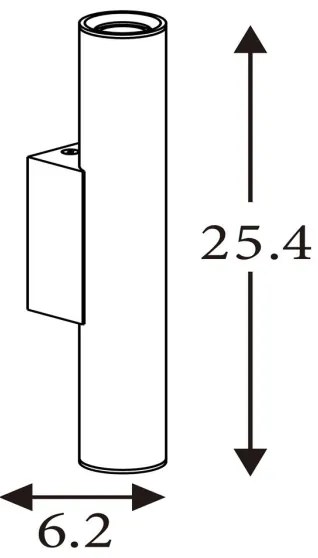 Searchlight 28125GO - Applique da parete BEACON 2xGU10/10W/230V dorata