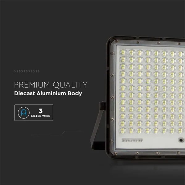 LED Proiettore solare da esterno LED/30W/3,2V 4000K nero + +TC