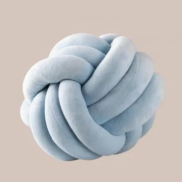 Cuscino in velluto Oliver Kids Cielo blu - Sklum