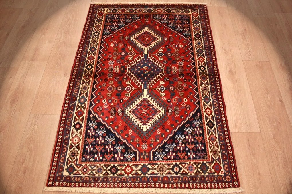 Yalameh Tappeto 150x100 (Iran) Annodato A Mano