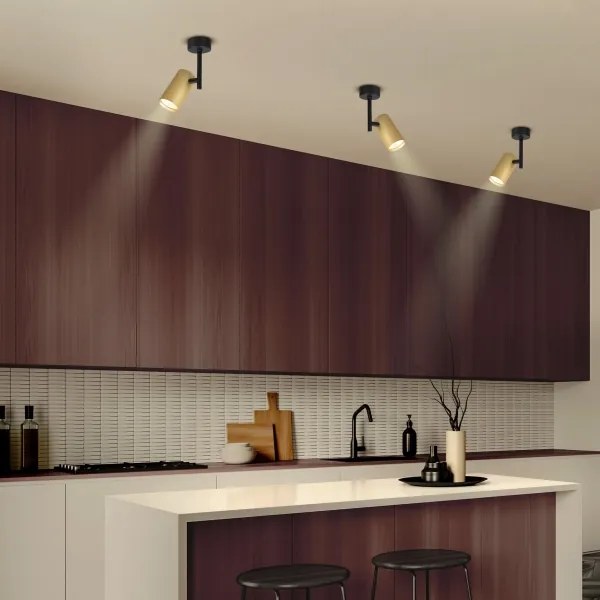 Brilagi - Faretto SELE VERTICAL 1xGU10/30W/230V nero/oro