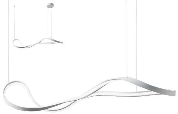 Redo 01-1531 - Lampadario LED su cavo NUBO LED/43W/230V bianco