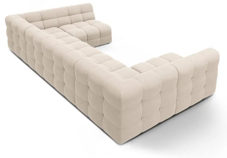 Divano angolare beige (a U) Kendal – Micadoni